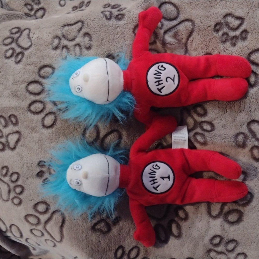 Vintage Thing 1 & Thing 2 Kohls Cares for Kids preowned